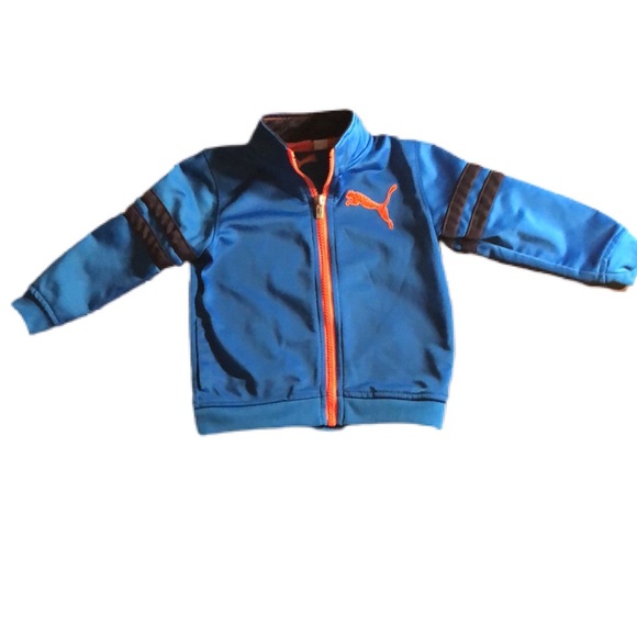 Puma Blue and Orange Puma Jacket - Picture 3 of 6